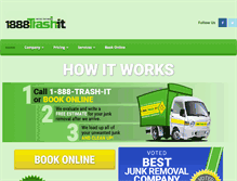 Tablet Screenshot of 888trashit.com